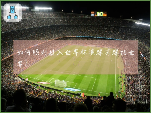如何顺利进入世界杯滚球买球的世界？